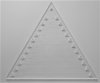 Mehrfach-Dreieck-Schablone 6"